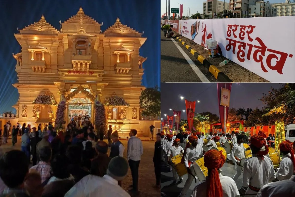 सोमनाथ में स्वाभिमान का शंखनाद, हर तरफ ओमकार की गूंज, देखें तस्वीरें