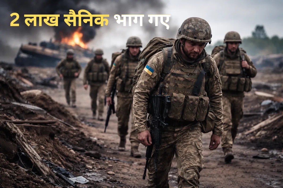 Russia Ukraine War: रूस के साथ जंग में उखड़ रहे यूक्रेन के पैर, 2 लाख सैनिक जंग का मैदान छोड़कर भागे