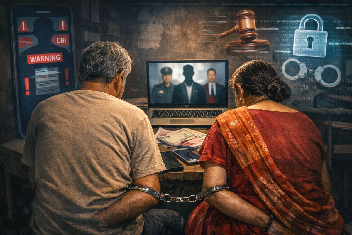 साइबर ठगी का बड़ा मामला: राजस्थान में पहली बार पति-पत्नी डिजिटल अरेस्ट, 12 दिन तक कमरे में कैद कर किया शोषण