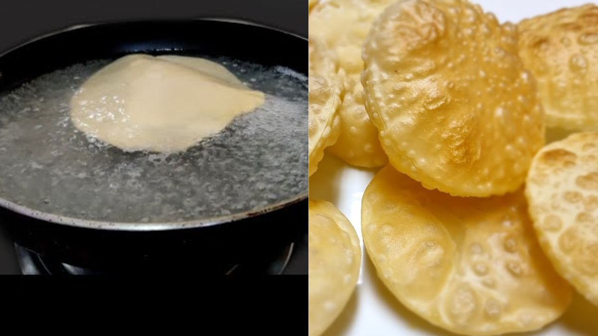 बिना तेल के पानी में छाने पूरियां, खस्तापन देख रह जाएंगे हैरान