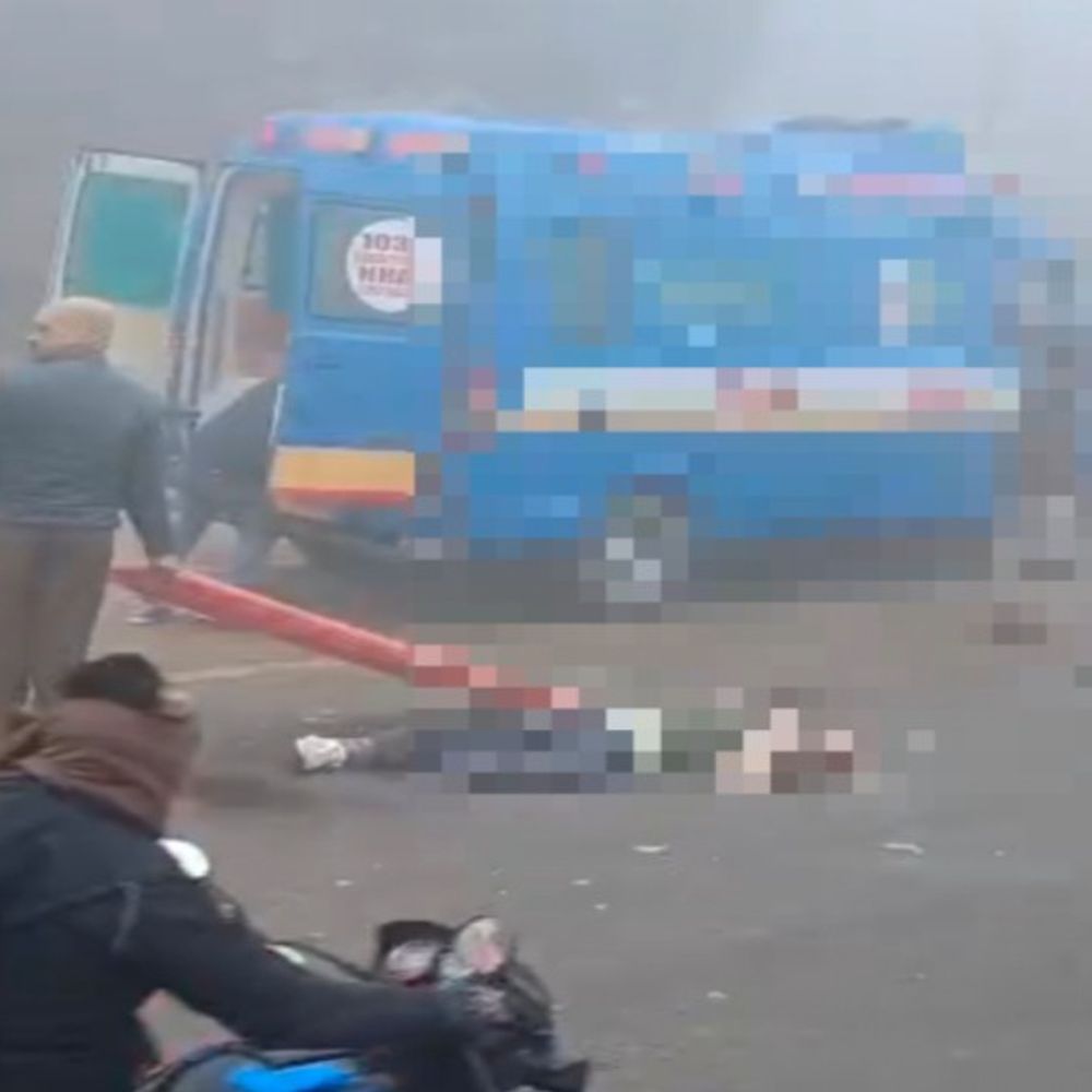 शाहजहांपुर में चार वाहन टकराए, दो की मौत:घने कोहरे के कारण हादसा, दो लोग घायल, मरने वालों की शिनाख्त नहीं