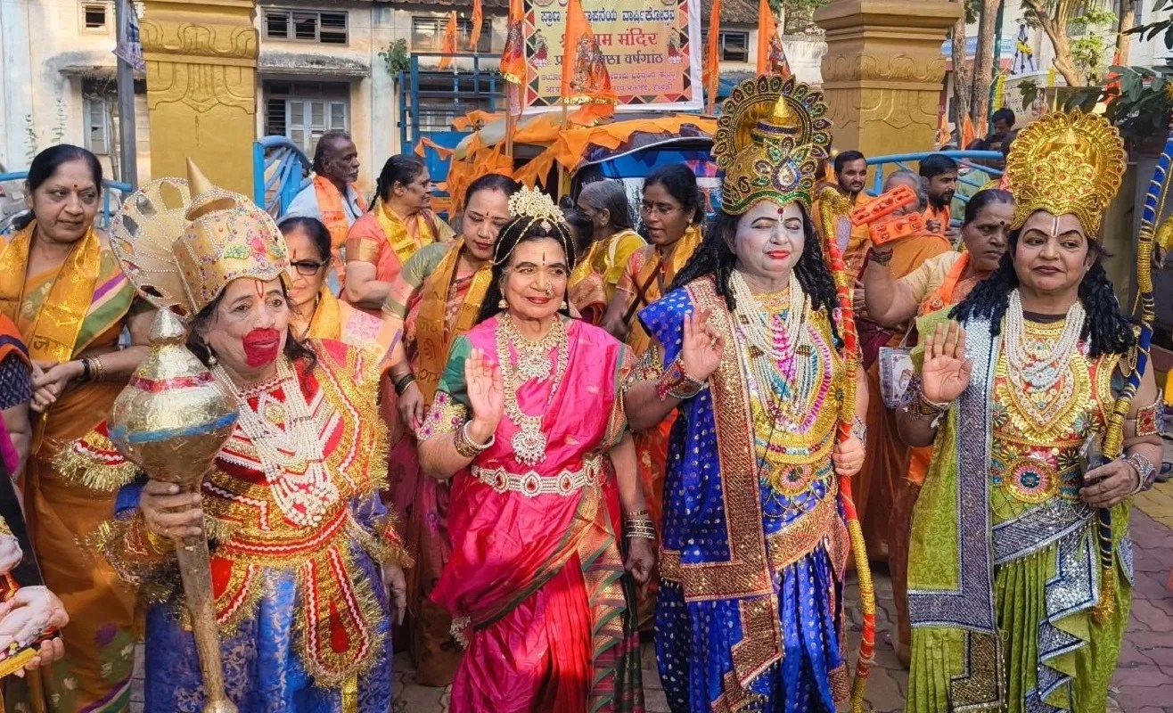 जय श्रीराम के उद्घोष से भक्तिमय हुआ हुब्बल्ली शहर: अयोध्या श्रीराम मंदिर प्राण-प्रतिष्ठा के दो वर्ष पूर्ण, श्रद्धालुओं में दिखा उत्साह