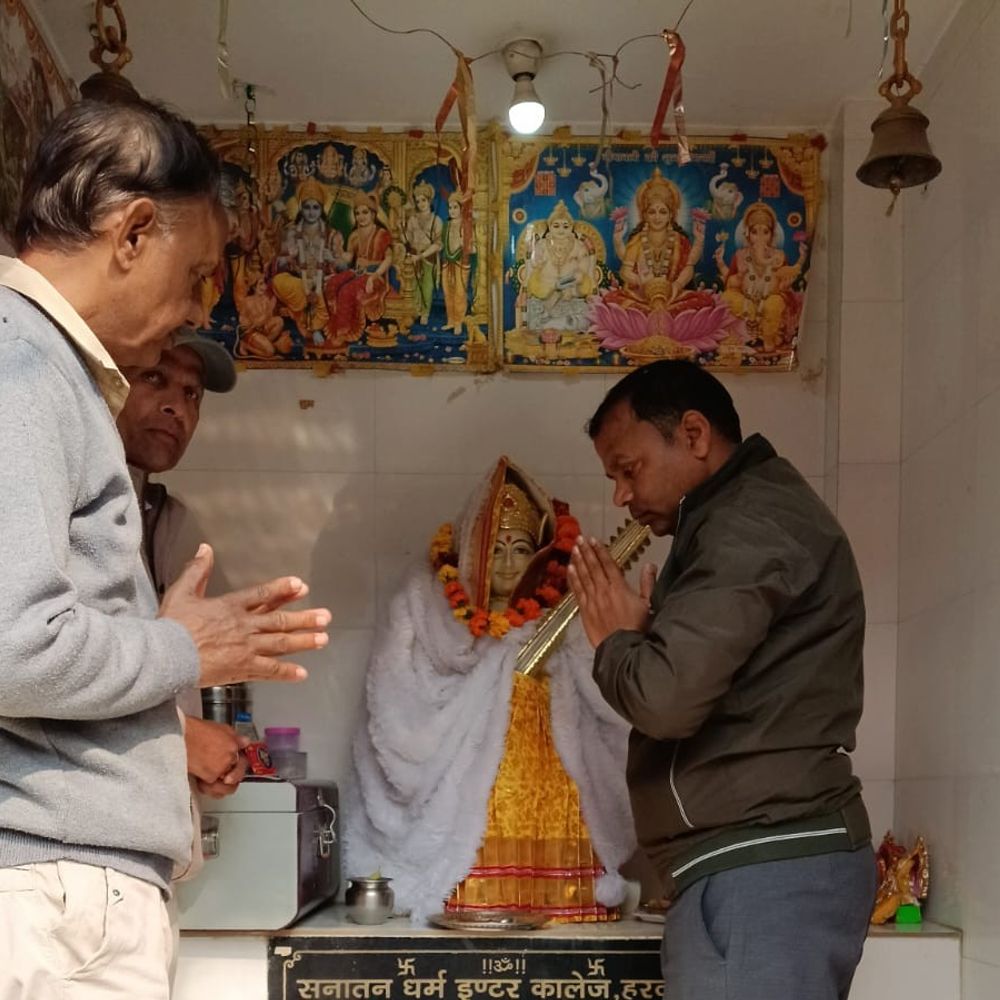 बसंत पंचमी और पराक्रम दिवस मनाया गया:हरदोई में आस्था और राष्ट्रभक्ति का संगम