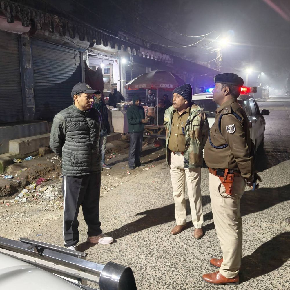 SP ने शहर की सुरक्षा व्यवस्था का लिया जायजा:पदभार संभालने के 10 दिन में तीसरी बार किया औचक निरीक्षण