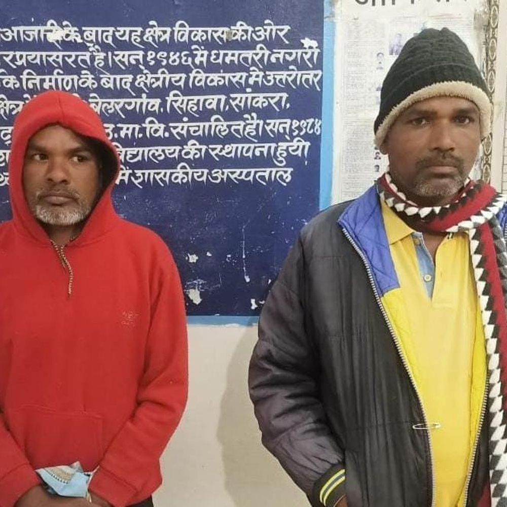 अवैध संबंध के शक में युवक पर हथौड़े से हमला:धमतरी में पुलिस ने दो चचेरे भाई को गिरफ्तार किया, हत्या के प्रयास का आरोप