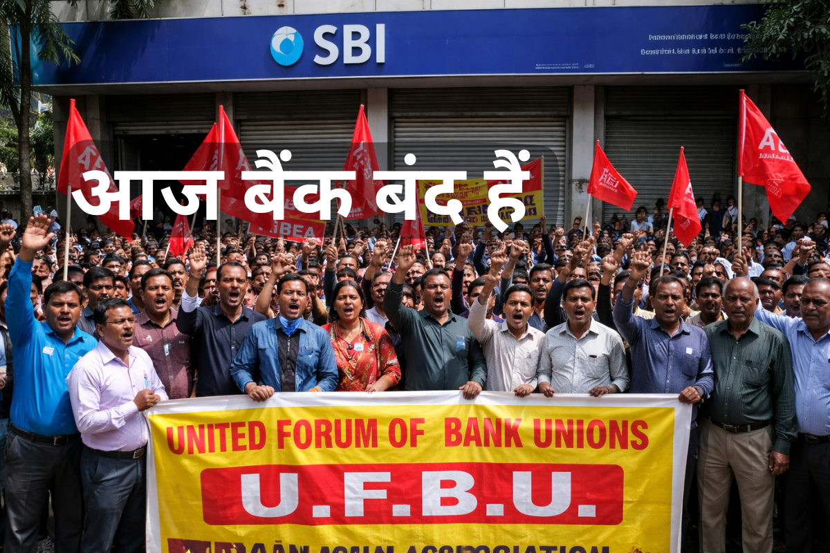 Bank Strike News: आज बैंक बंद हैं, 5 Days Banking की मांग को लेकर हड़ताल पर हैं बैंक कर्मचारी