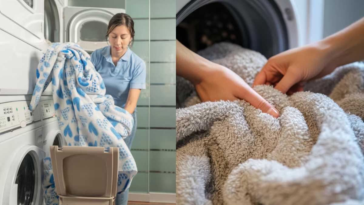 मोटे भारी कंबल वॉशिंग मशीन में कैसे धोएं, बच जाएगा ड्राई क्लीन का खर्चा, इस ट्रिक को बिल्कुल न भूलें