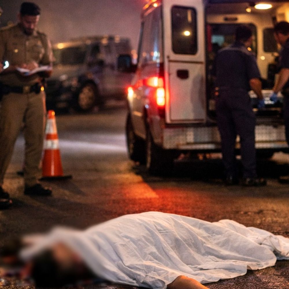 मेरठ में अज्ञात वाहन की टक्कर से मजदूर की मौत:पुलिस सीसीटीवी फुटेज से कर रही चालक की तलाश