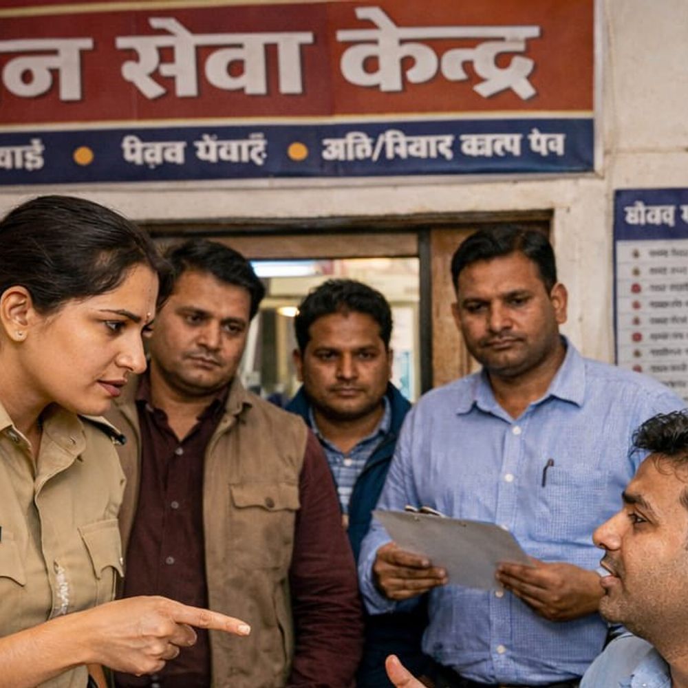 बागपत में फर्जी आधार कार्ड की शिकायत पर छापा:तहसीलदार ने सीएससी सेंटर पर मारी रेड, स्कैनरों की होगी जांच