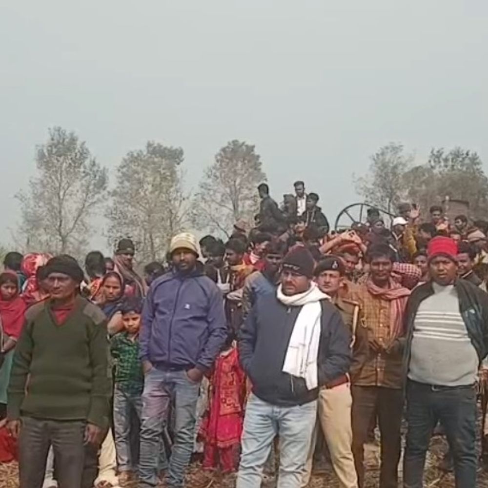 वाल्मिकी टाइगर रिजर्व में बाघ का शव मिला:गन्ने के खेत में लोगों ने देखा, करंट लगने की आशंका, पोस्टमॉर्टम के लिए वन विभाग ले गया