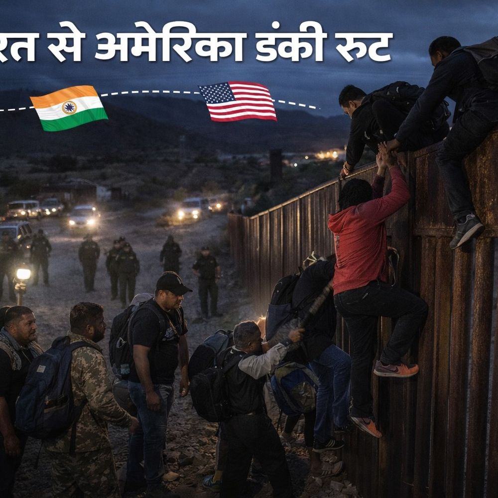 अमेरिका में डंकी रूट से रोज 65 भारतीय पकड़े गए:सालभर में 23 हजार लोग गिरफ्तार हुए; तुर्किये-दुबई रूट से US में एंट्री का ट्रेंड बढ़ा