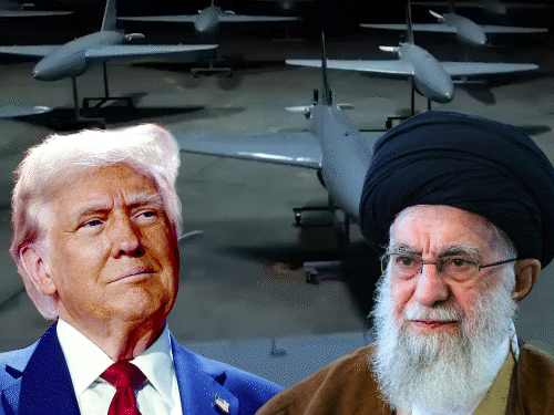 ट्रम्प की धमकी पर ईरान बोला- हमारे 1000 ड्रोन तैयार:जमीन और समुद्र से हमला करने में सक्षम; ईरान की तरफ बढ़ रहे अमेरिकी युद्धपोत