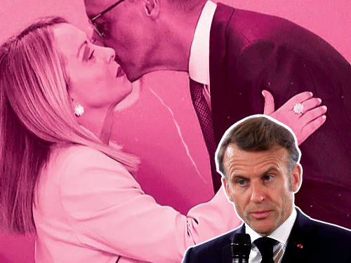 यूरोप की सबसे ताकतवर फ्रांस-जर्मनी की जोड़ी टूटने के करीब:मेलोनी के साथ दोस्ती बढ़ा रहे जर्मन चांसलर, मैक्रों से क्यों हुए नाराज