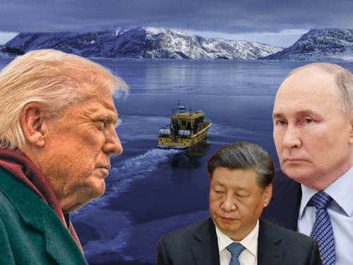 ग्रीनलैंड क्यों बना दुनिया का नया हॉटस्पॉट:आर्कटिक की बर्फ पिघलने से हमले का खतरा बढ़ा; लाखों टन खनिज पर ट्रम्प-पुतिन-जिनपिंग की नजर