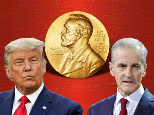 नॉर्वे के PM बोले- नोबेल सरकार नहीं, कमेटी देती है:ट्रम्प की शिकायत पर जवाब दिया; अमेरिकी राष्ट्रपति बोले- अब प्राइज नहीं देश का फायदे सोच रहा