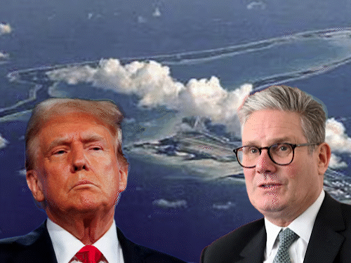 ट्रम्प हिंद महासागर के द्वीप को लेकर ब्रिटेन से नाराज:कहा- डिएगो गार्सिया आइलैंड मॉरिशस को देना बेवकूफी, यहां हमारा अहम मिलिट्री बेस