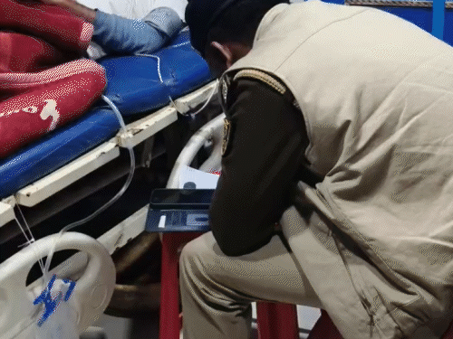 मां बोली-बेटे पर गड़ासा और टेंगरी से हमला:लड़की के भाई प्रेम प्रसंग में युवक को पीटकर जबरन पिलाया जहर, फरार