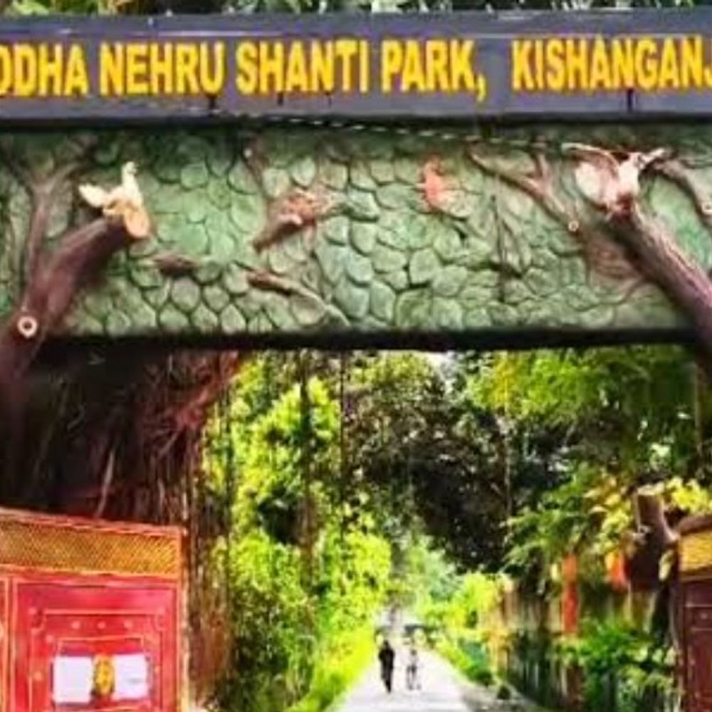 किशनगंज के शांति पार्क में युवक-युवतियों ने की आपत्तिजनक हरकतें:परिवार और बच्चों की थी भीड़, CCTV लगाने की मांग कर रहे लोग