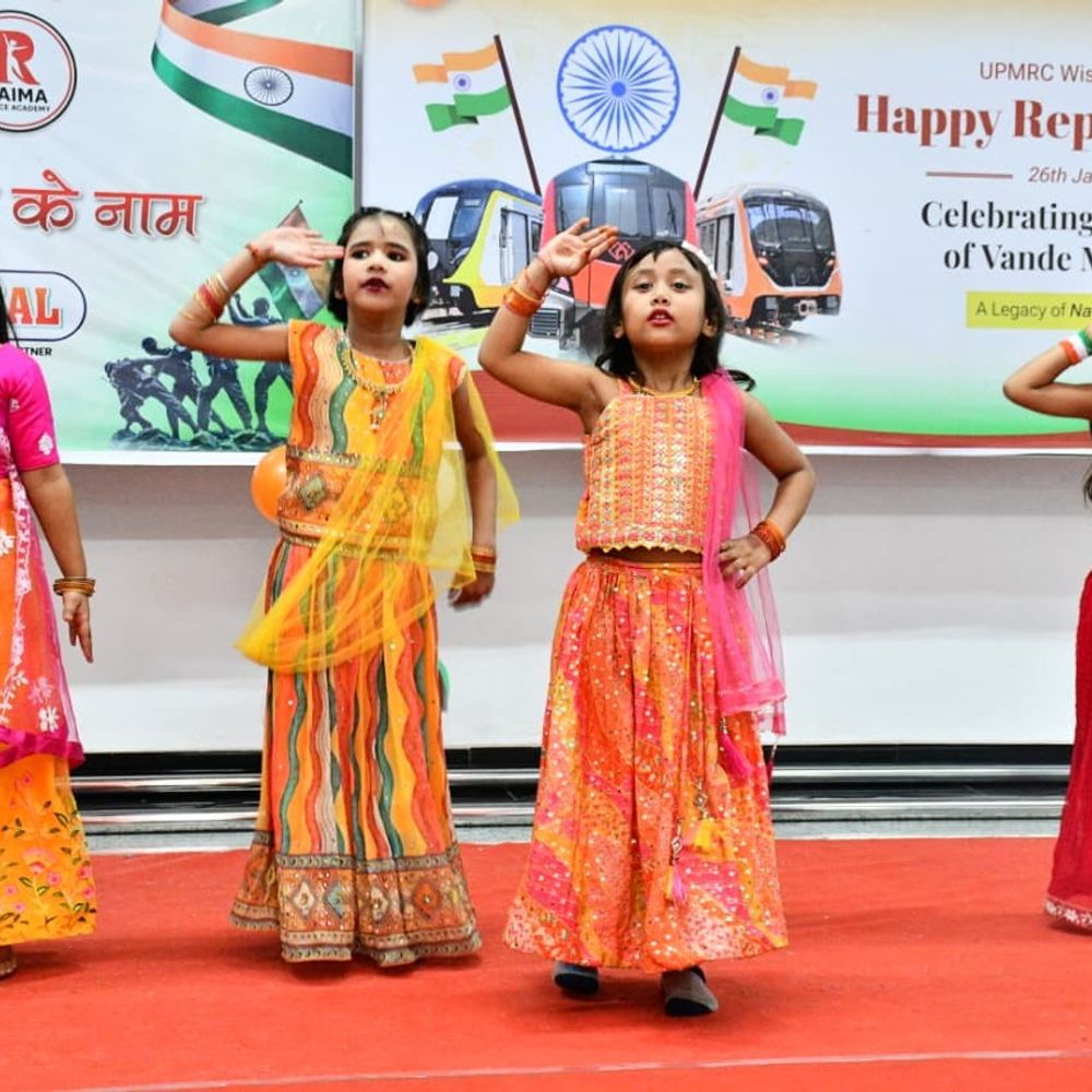 कानपुर मेट्रो पर गणतंत्र दिवस पूर्व संध्या पर कार्यक्रम:युवा कलाकारों ने नृत्य और संगीत से शहीदों को श्रद्धांजलि दी