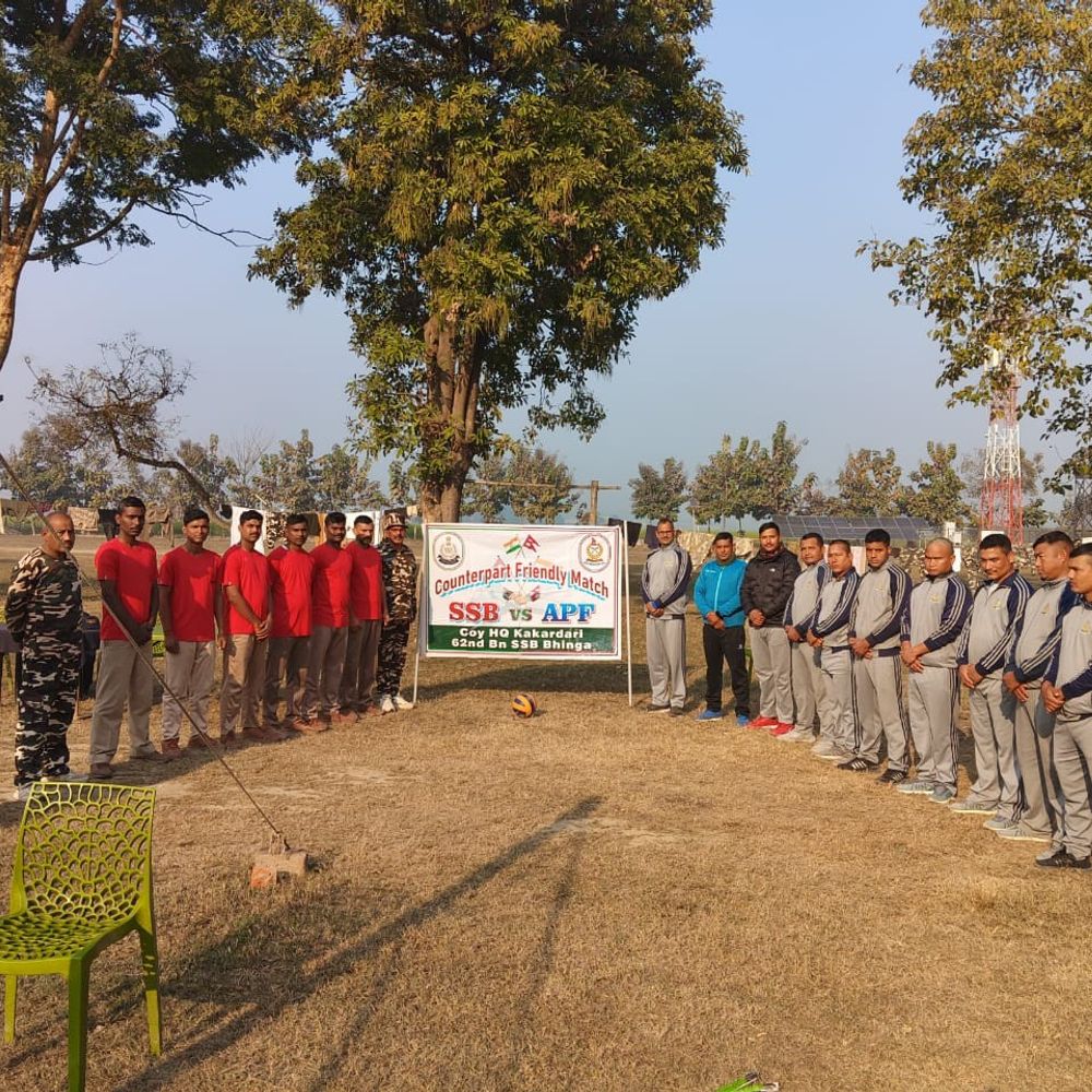 एसएसबी-एपीएफ नेपाल ने खेला मैत्रीपूर्ण वॉलीबॉल मैच:सीमा पर सुरक्षा बलों के बीच बढ़ा आपसी सौहार्द और समन्वय
