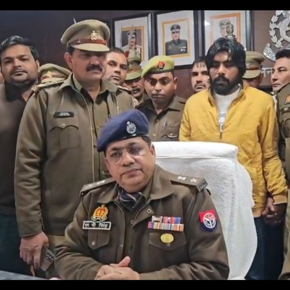 शामली में Y.G किंग गैंग सरगना गिरफ्तार:25 हजार का इनामी याहिया गुज्जर, 10 अवैध हथियार बरामद