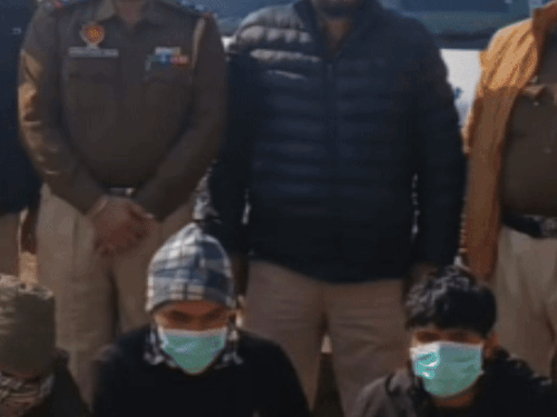 सरकारी एम्बुलेंस से नशा तस्करी करते तीन गिरफ्तार:पटियाला से जारी हुई थी, हेरोइन बरामद, ड्राइवर पर पहले से दर्ज है केस