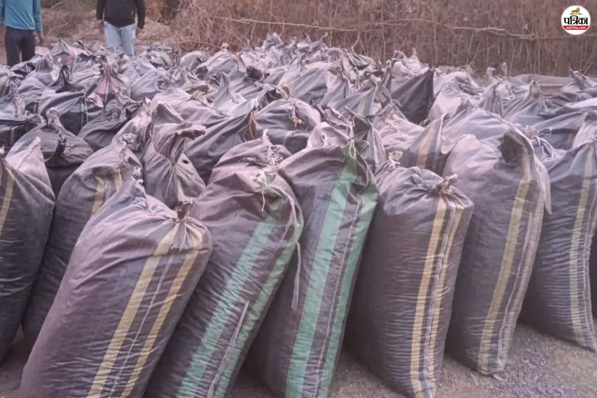 राजस्थान में नशा के खिलाफ बड़ी कार्रवाई : 2.87 करोड़ का डोड पोस्त बरामद, 96 कट्टों में भरकर हो रही थी तस्करी