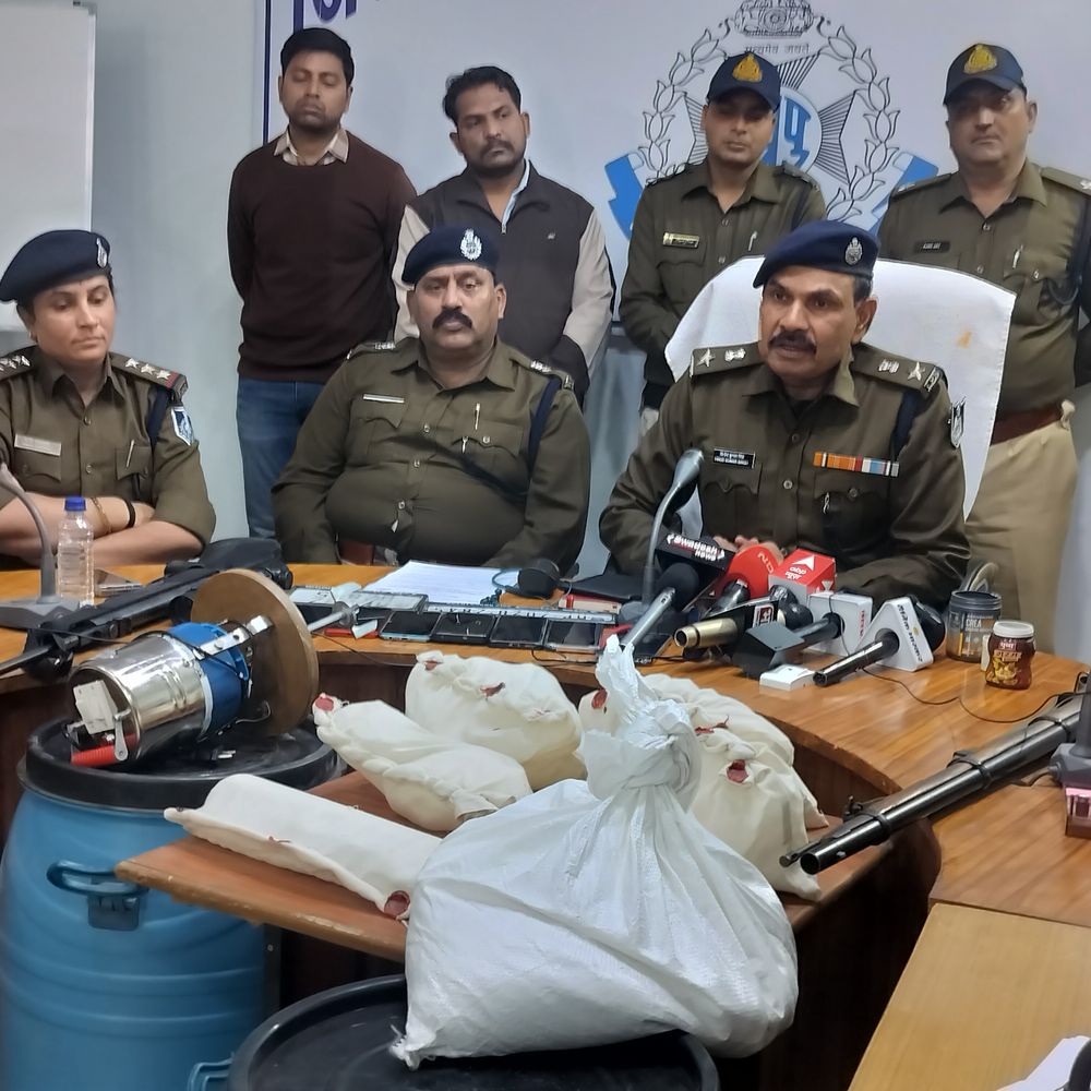 ड्रग फैक्ट्री से 5 करोड़ का सामान बरामद:राजस्थान से दो आरोपी गिरफ्तार, आगर पुलिस को 1 किलो स्मैक, 2 किलो एमडी ड्रग मिला