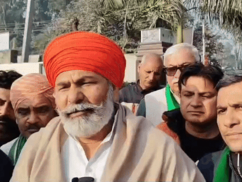 यमुनानगर पहुंचे किसान नेता राकेश टिकैत:धान घोटाले पर बोले- व्यापारी, अधिकारी और नेताओं की मिलीभगत, बातचीत से नहीं निकलेगा समाधान