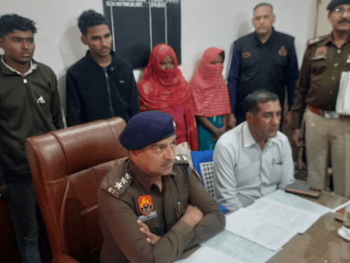 रेवाड़ी में गुगेल गिरोह सदस्यों को रिमांड पर लिया:हथियार की तरह प्रयोग करते थे गुलेल, काली की बहन भी इनामी