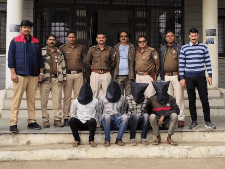 विदिशा डकैती केस में 4 आरोपी और नाबालिग गिरफ्तार:1 करोड़ का सोना-चांदी, नकदी और हथियार बरामद