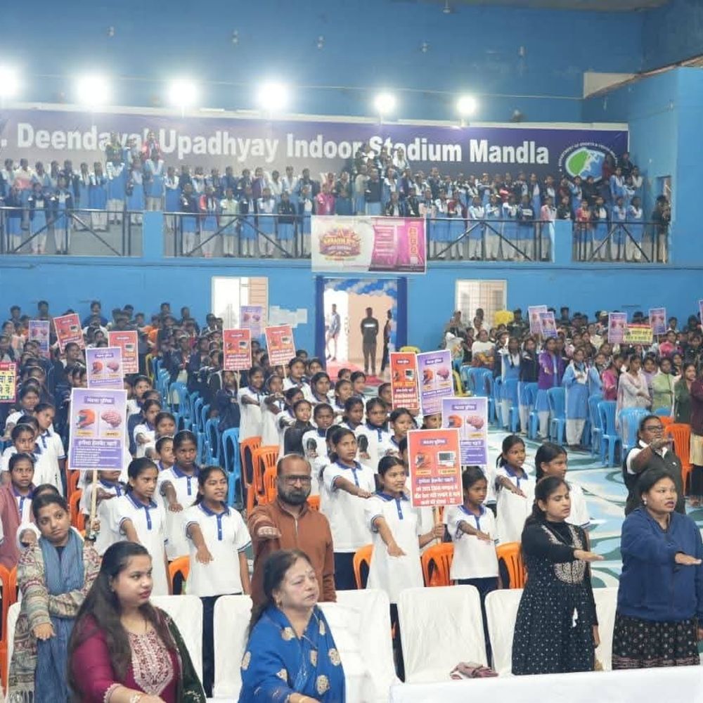 राष्ट्रीय युवा दिवस पर मंडला में तीन आयोजन:विवेकानंद फिटनेस सेंटर, मंडला गॉट टैलेंट और खेलो एमपी यूथ गेम्स हुए शुरू