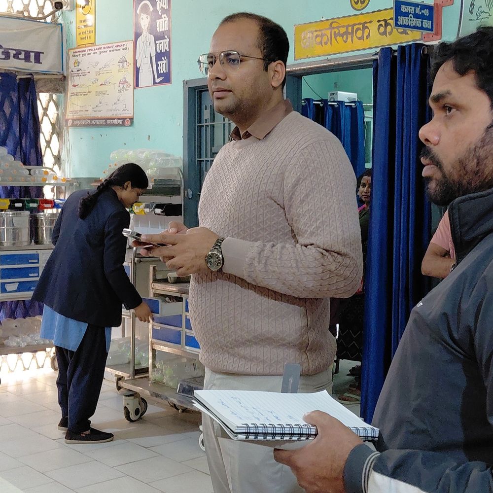 एसडीएम ने नवगछिया अस्पताल का औचक निरीक्षण किया:पदभार ग्रहण के बाद पहली बार व्यवस्थाओं का लिया जायजा