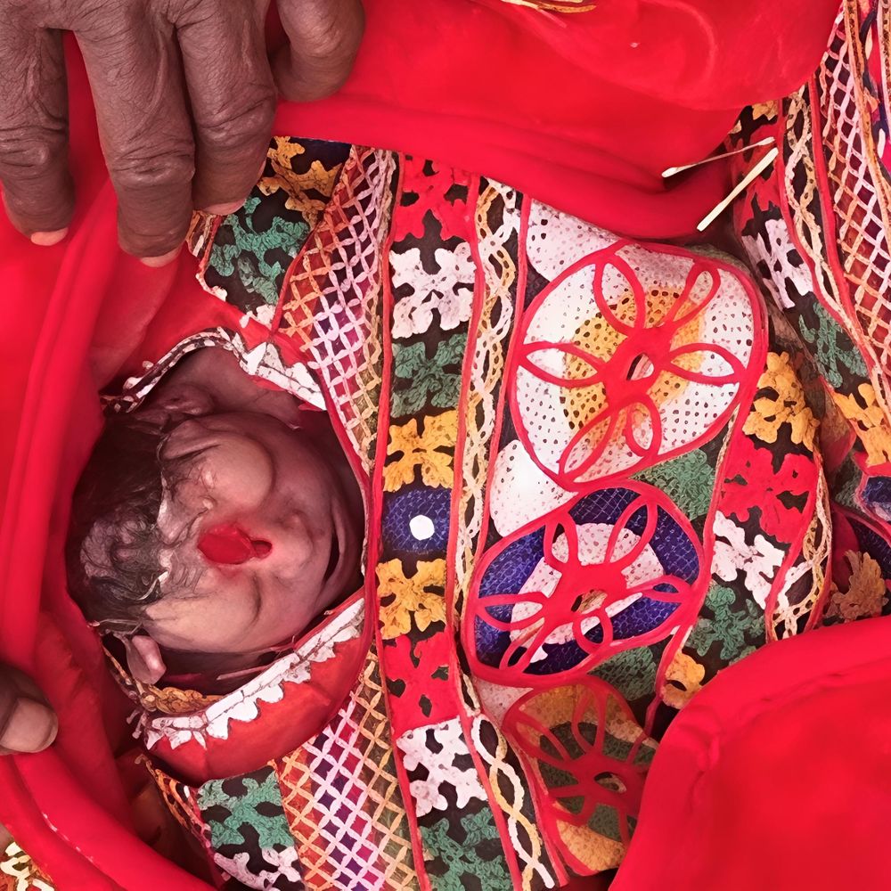 मां को सपना आया, होने लगी मृत बच्ची की पूजा:जन्म के थोड़ी देर बाद हुई मौत, अंतिम संस्कार से पहले बदला माहौल, जुटी भीड़