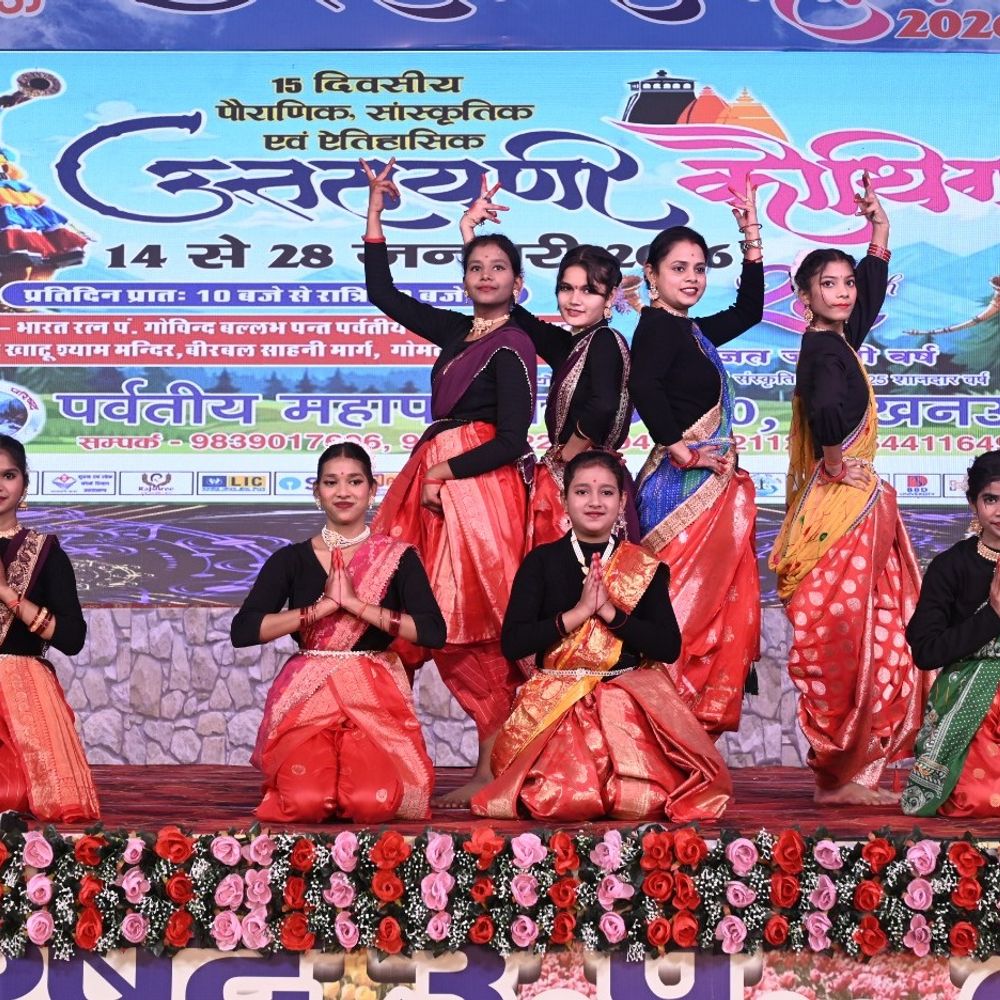 लखनऊ में उत्तराखण्डी कौथिग का आयोजन:लोकसंस्कृति के रंगों से सराबोर हुआ पर्वतीय सांस्कृतिक उपवन