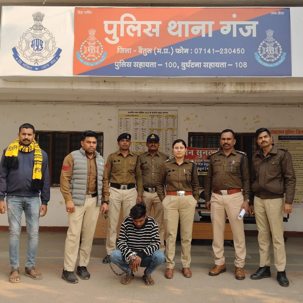 क्रिकेट विवाद में युवक की हत्या, दूसरा आरोपी गिरफ्तार:बैतूल में बैट और डंडों से पीटा था; दोनों आरोपियों को जेल