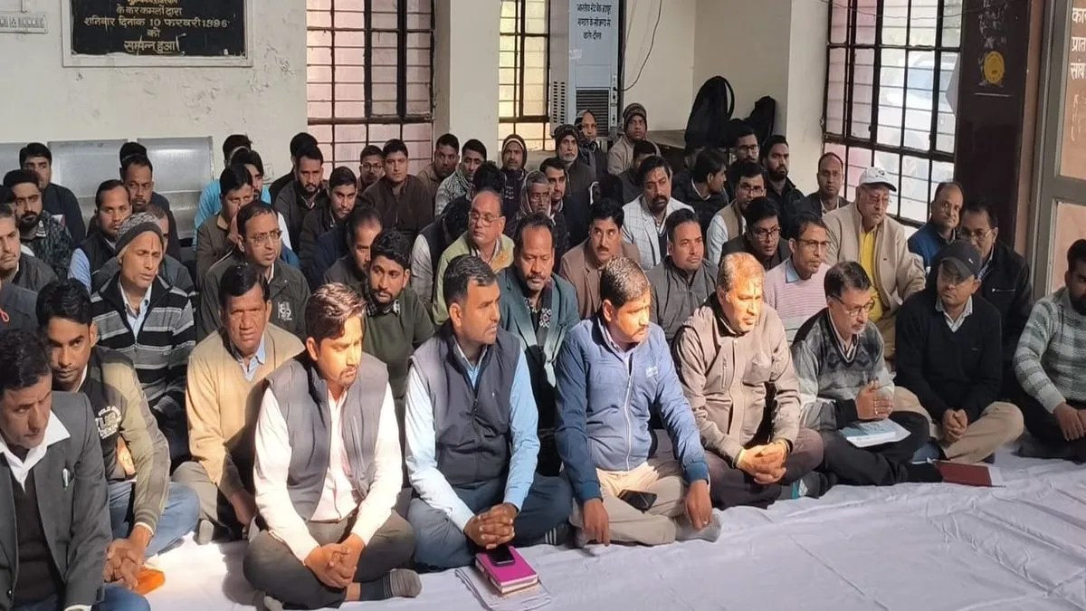 दौसा में गांधीजी के भजनों का गायन