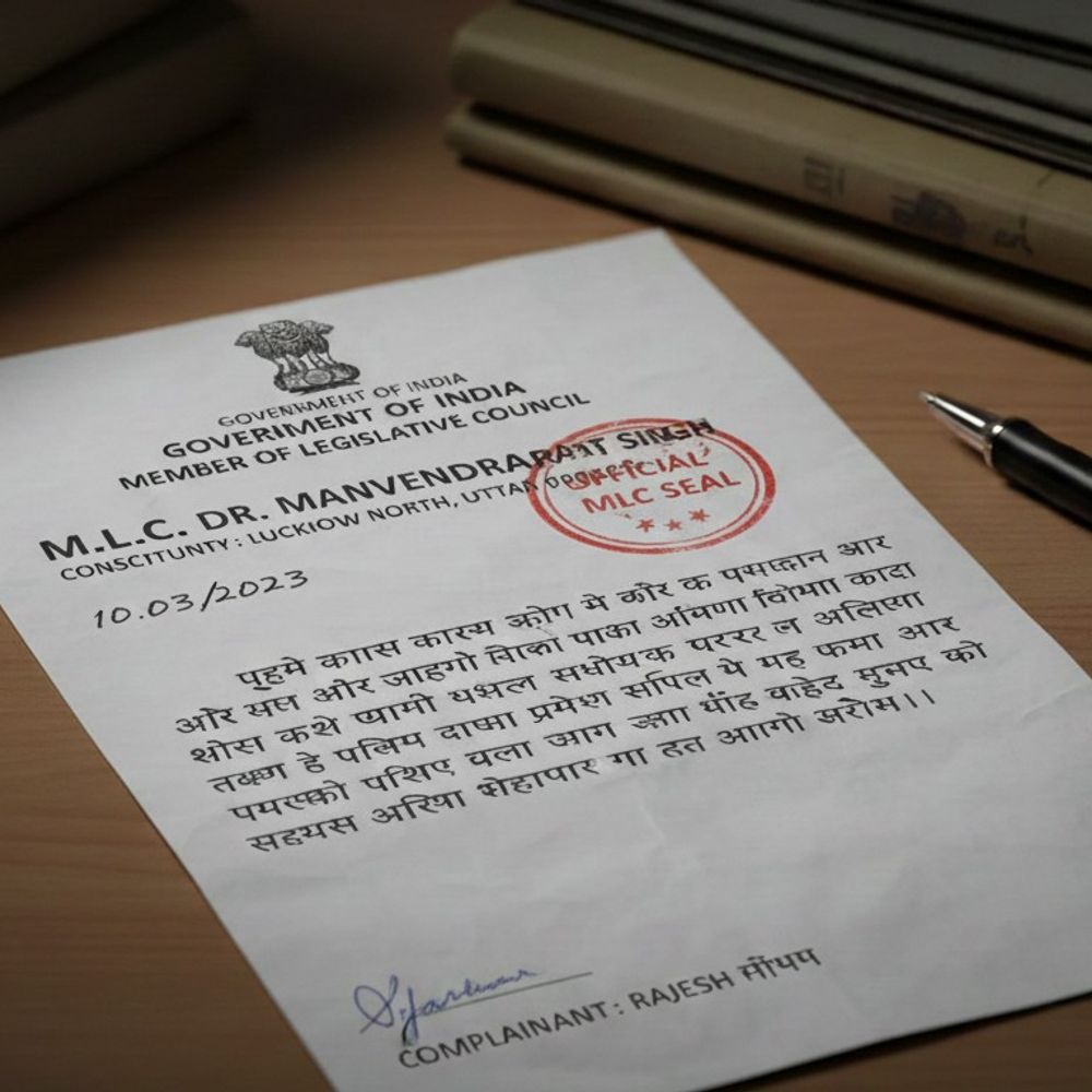 एमएलसी के फर्जी लेटर पैड से PWD एक्सईएन की शिकायत:पत्र में काम को असंतोषजनक बताया, अलग-अलग विभागों में भेजा गया, हजरतगंज में मुकदमा दर्ज