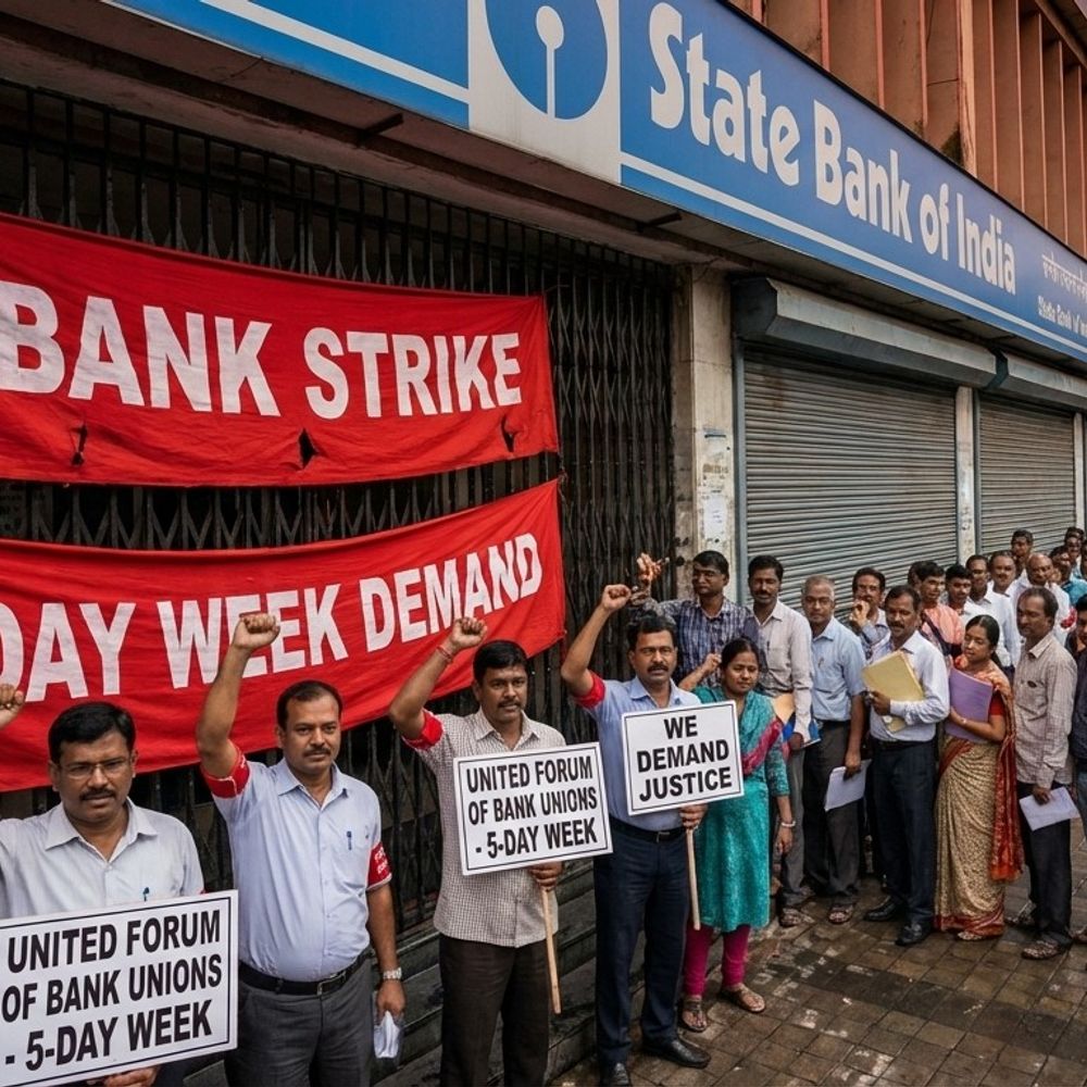 कल सरकारी बैंकों में हड़ताल:कैश ट्रांजैक्शन और चेक क्लियरेंस जैसे काम नहीं होंगे, लगातार चौथे दिन बैंक बंद रहेंगे
