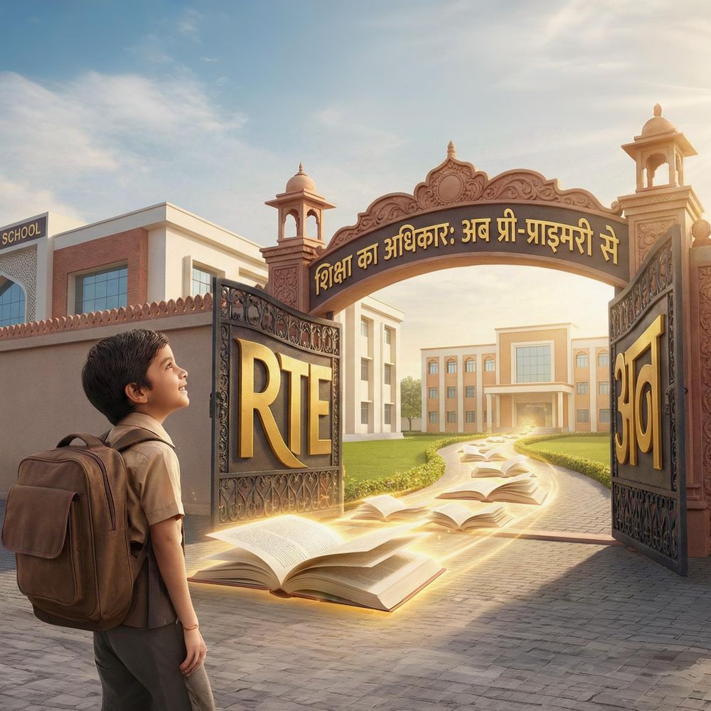 हाईकोर्ट का फैसला- प्री-प्राइमरी में भी देना होगा RTE एडमिशन:राजस्थान के 50 से ज्यादा स्कूलों को झटका, अब एंट्री लेवल से ही 25% आरटीई प्रवेश