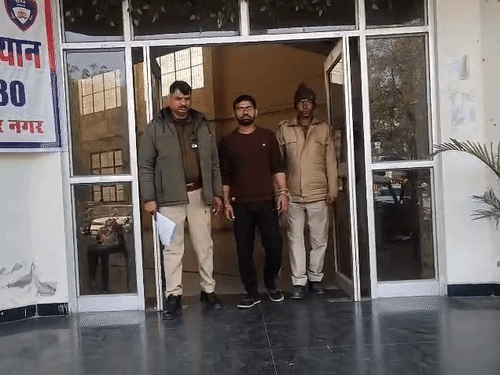 युवक को पिस्टल लगाकर अगवा करने वाला अरेस्ट:20 लाख रुपए मांगी थी रंगदारी, रकम ट्रांसफर न करने पर हत्या की दी थी धमकी