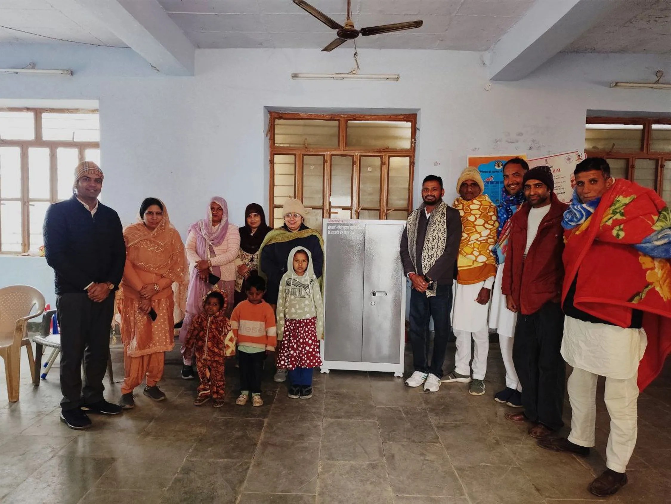 पिता की याद में आंगनबाड़ी केंद्र को दिया सहयोग