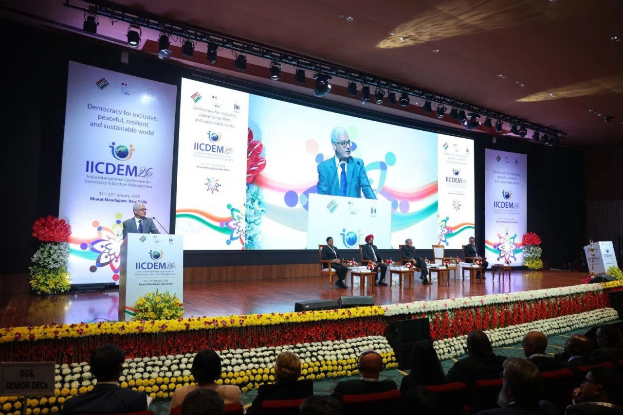 भारत अंतरराष्ट्रीय लोकतंत्र एवं निर्वाचन प्रबंधन सम्मेलन (IICDEM)–2026, 42 देशों के चुनाव प्रबंधन निकायों के प्रमुखों की सहभागिता                                        