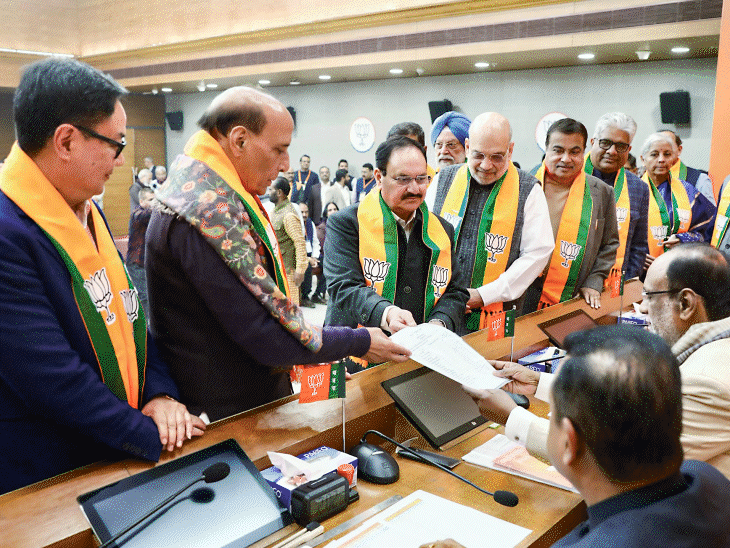 नितिन नबीन भाजपा के सबसे कम उम्र के राष्ट्रीय अध्यक्ष:आज ऐलान होगा, निर्विरोध चुने गए; 46 साल पुरानी पार्टी के 12वें प्रेसिडेंट