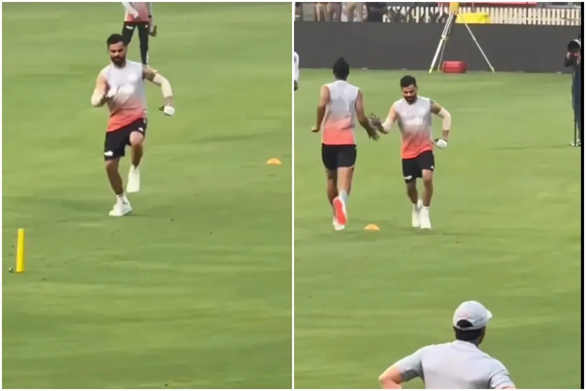 विराट कोहली ने उतारी अर्शदीप सिंह की नकल, न्यूजीलैंड के खिलाफ वनडे से पहले ट्रेनिश सेशन का VIDEO वायरल