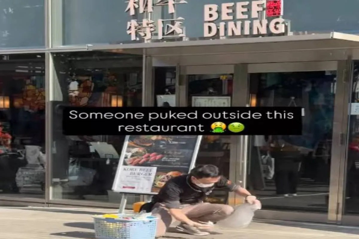 Japan Civic Sense: रेस्टोरेंट में किसी ने की उल्टी, तो स्टाफ ने मशीन नहीं हाथों से की सफाई; वीडियो देख भारतीय रह गए हैरान