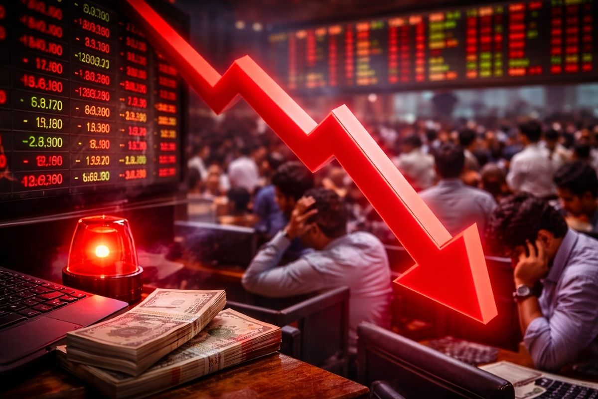 Why Share Market Fall: शेयर बाजार में चारों तरफ क्यों दिख रही जबरदस्त बिकवाली? निवेशकों के 2 लाख करोड़ डूबे, जान लीजिए वजह