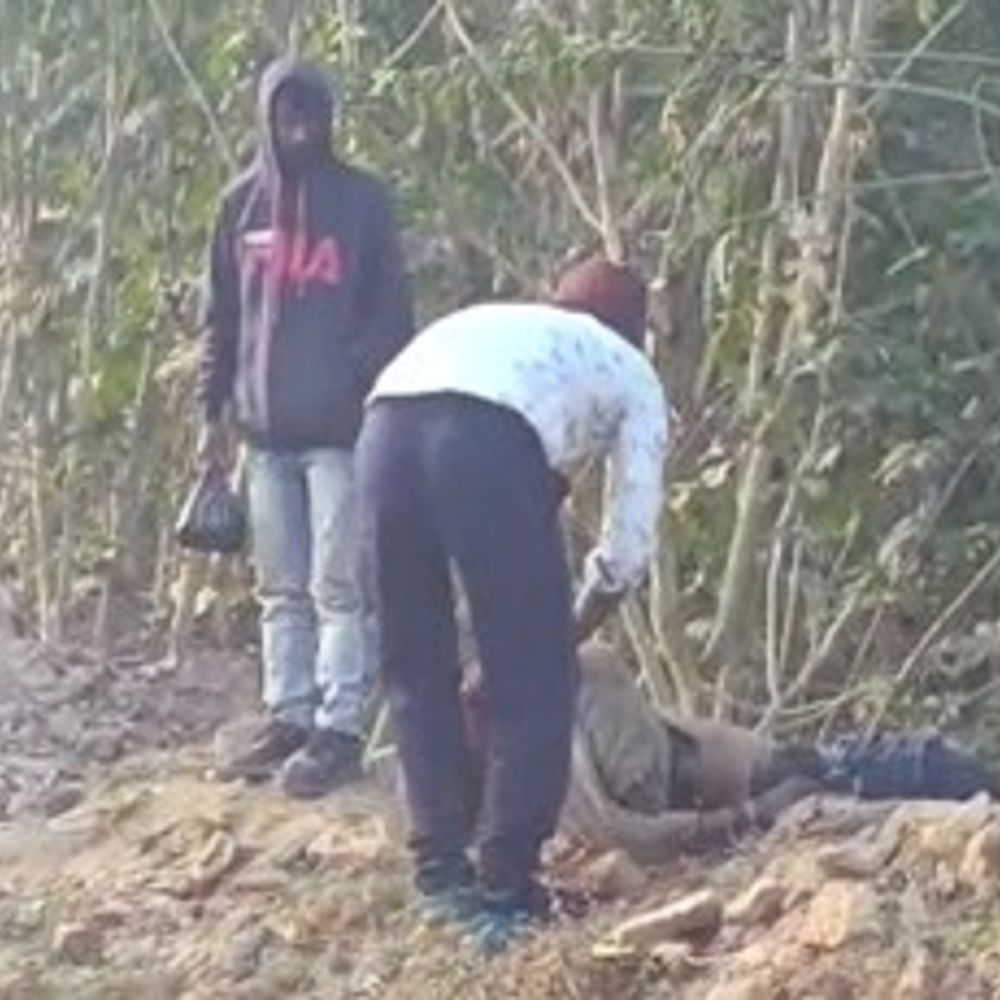 मेदिनीनगर में युवक का शव मिला:पत्थर से कूचकर हत्या की आशंका, रेलवे लाइन किनारे झाड़ी में महिलाओं ने देखा