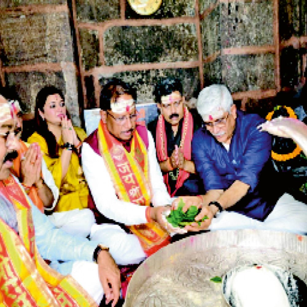 केंद्रीय पर्यटन मंत्री और सीएम ने किया भूमिपूजन:कवर्धा में 146 करोड़ से भोरमदेव कॉरिडोर, बनेगा पर्यटन का केंद्र