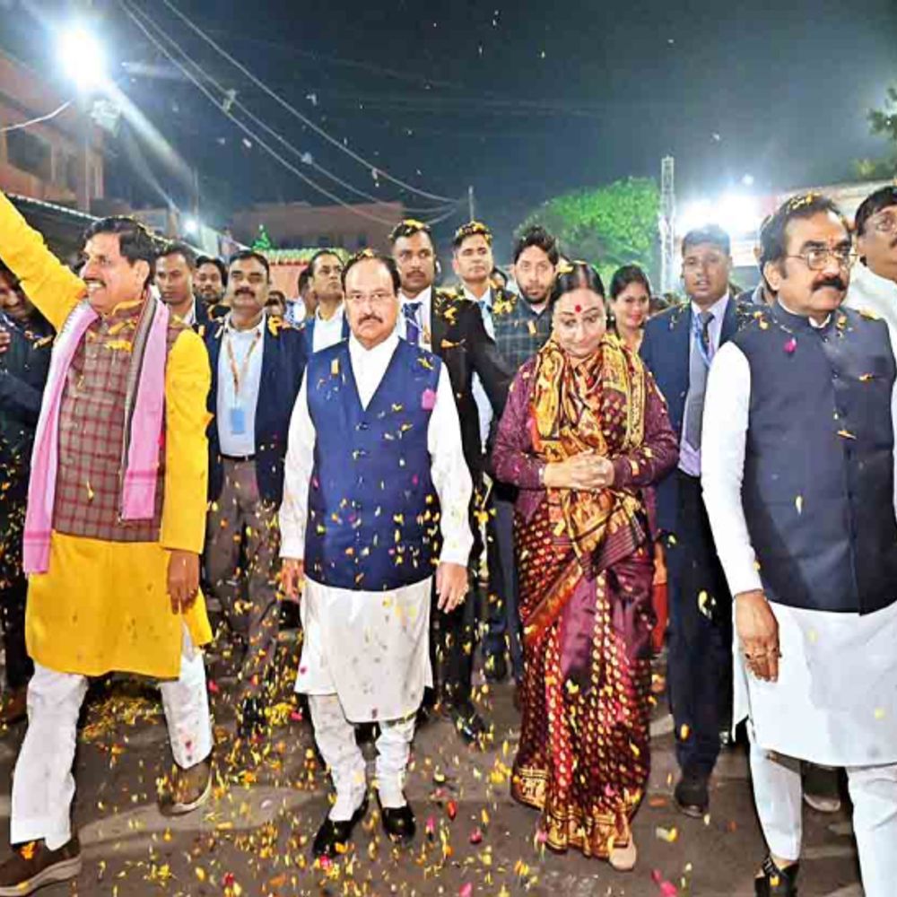 नड्डा बोले – बंगाल में ही बंगाली असुरक्षित:जबलपुर में कार्यक्रम के दौरान केंद्रीय मंत्री जेपी नड्डा ने जताई​ चिंता